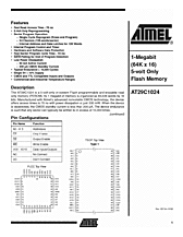 DataSheet AT29C1024 pdf